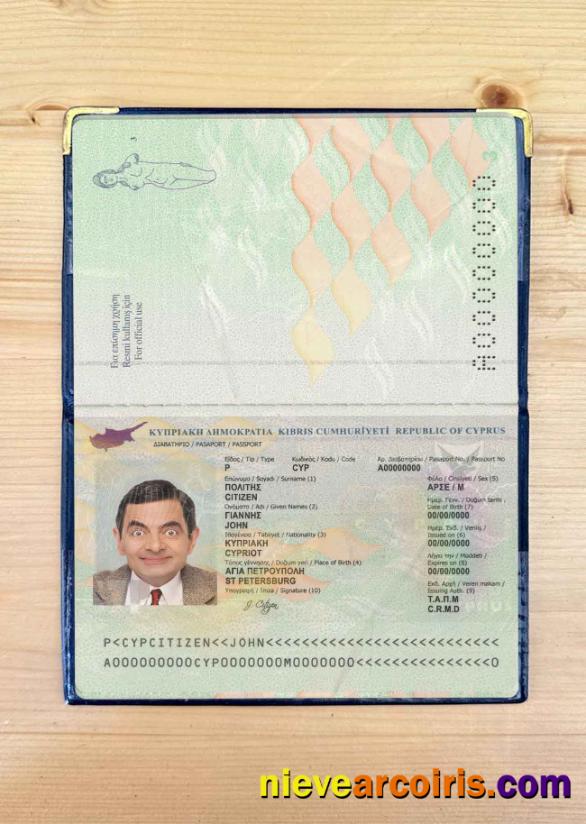 Cyprus passport photolook